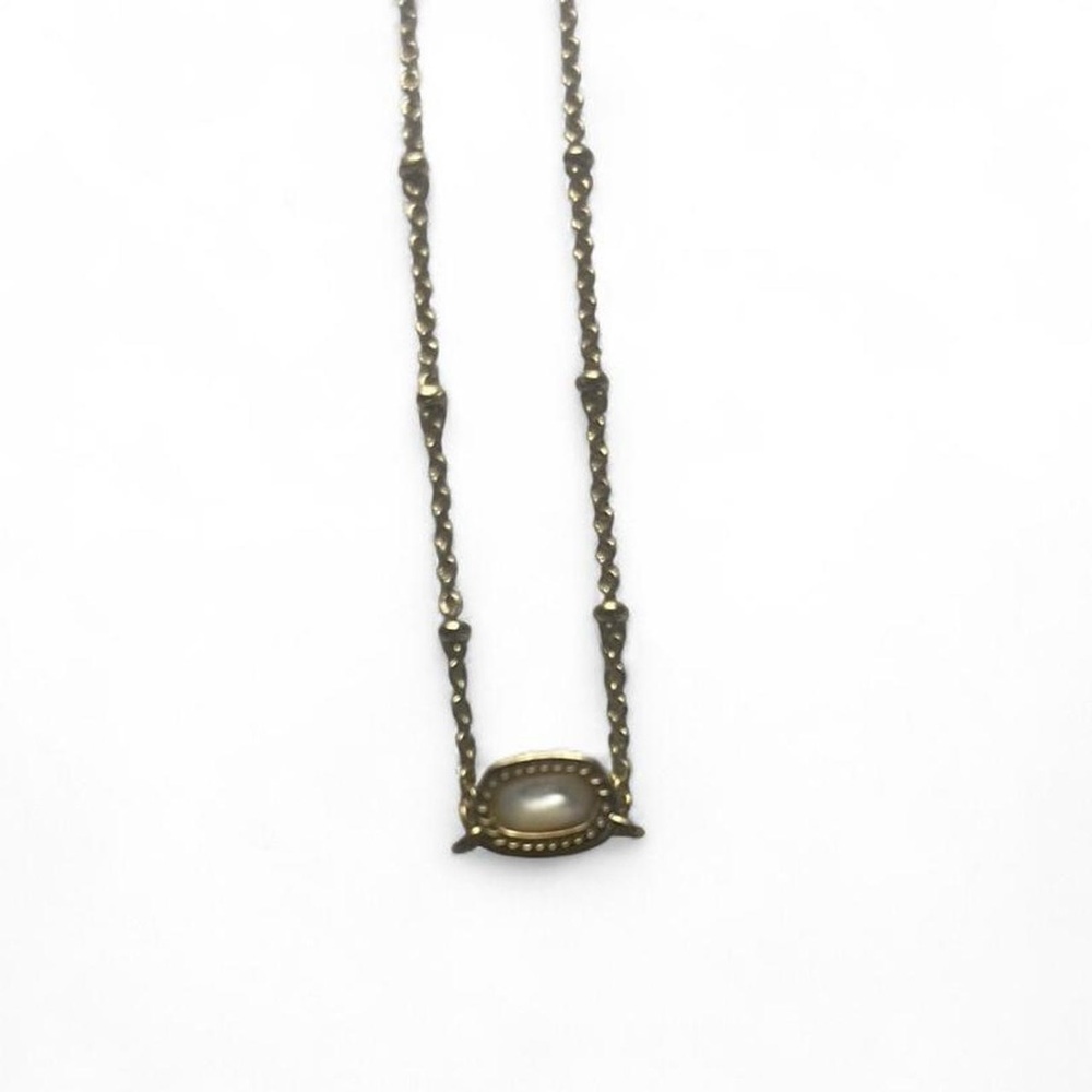 Kendra Scott Mini Elisa Gold Satellite Short Pendant Necklace